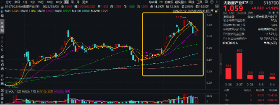 DeepSeek热度不减，这四个方向或在算力平权中受益！大数据产业ETF（516700）劲涨1.92%，拓维信息涨停